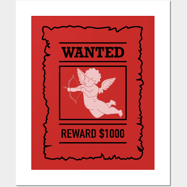 Cupid wanted Wall Art by adrianasalinar